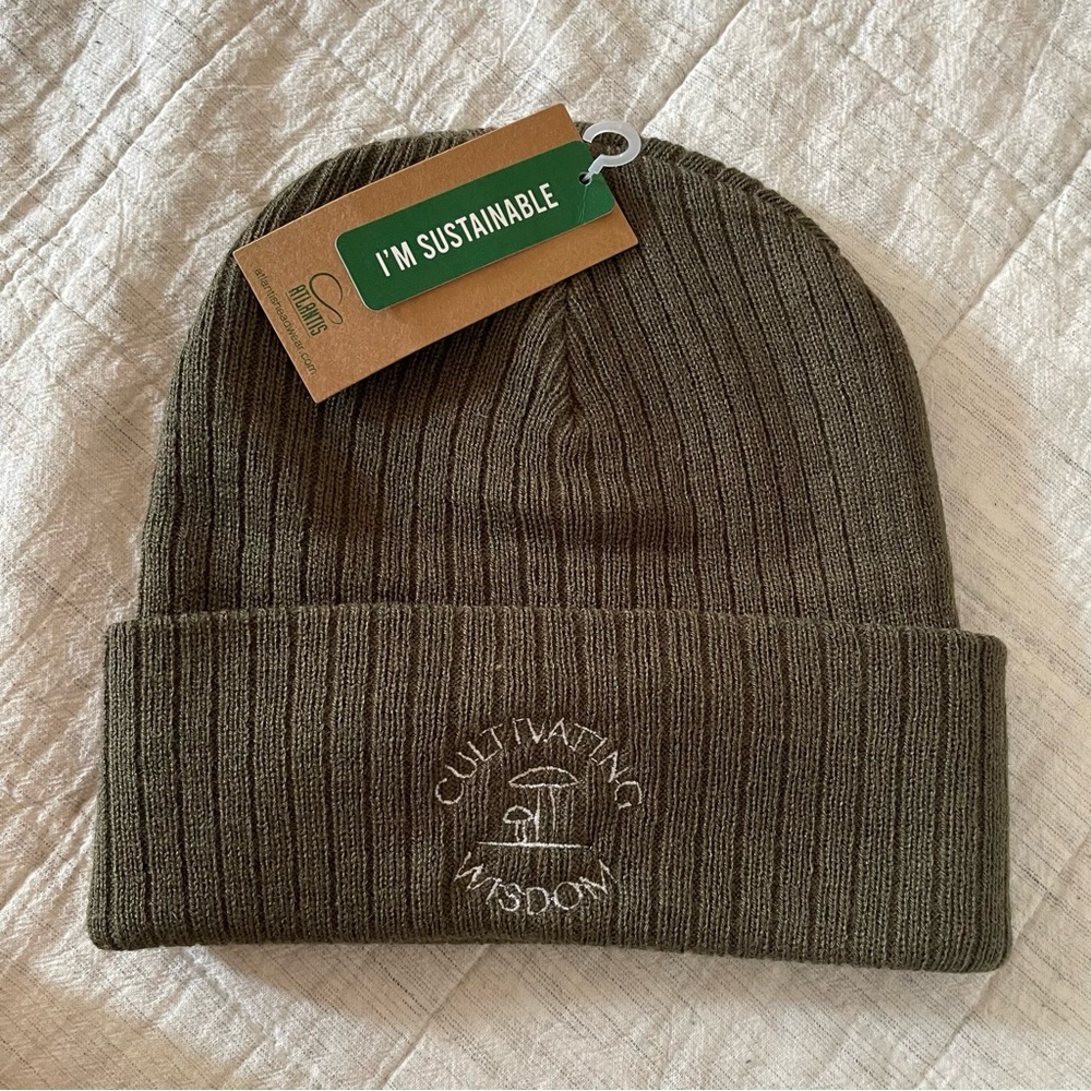 Cultivating Wisdom Olive Beanie